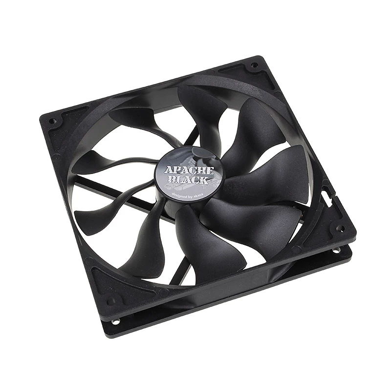 AKASA AK-FN062 140mm Melns korpusa ventilators
