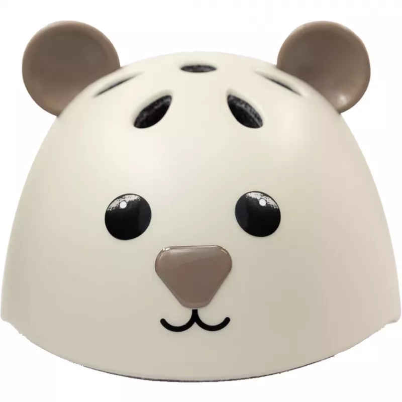 Bērnu ķivere HUDORA Beary mocha, izmērs 48–52 cm