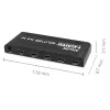 Qoltec 51798 Aktīvais HDMI sadalītājs 4 x HDMI 4K x 2K | 3.4Gb/s