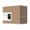 DeepCool CH170 PLUS Tower Melns — micro-ATX/mini-ITX korpusa korpuss, rūdīta stikla logs, USB-C, augšējais barošanas bloka novietojums