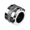Alphacool Eiszapfen Pro savienotājs 16 mm cietās caurules veidgabals G1/4, 6 gab. iepakojumā - hromēts