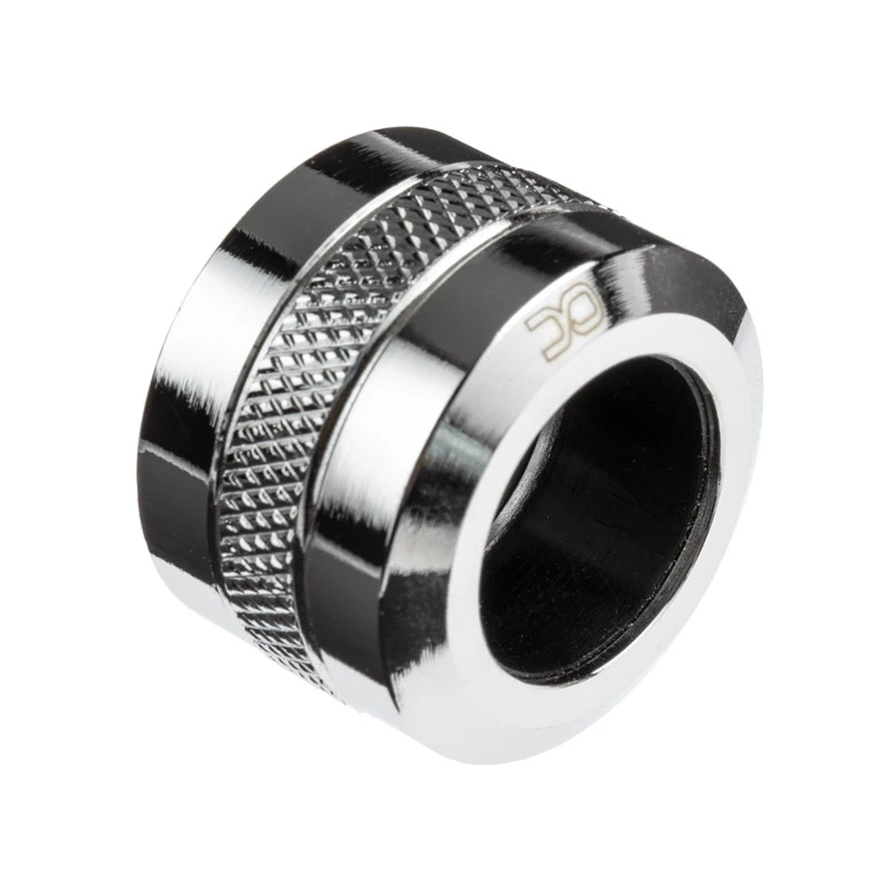 Alphacool Eiszapfen Pro savienotājs 16 mm cietās caurules veidgabals G1/4, 6 gab. iepakojumā - hromēts