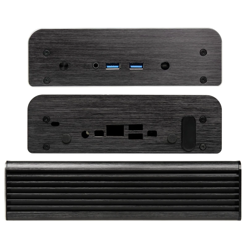 Datorkorpuss Akasa Newton S UCFF Chassijs, Intel NUC, melns