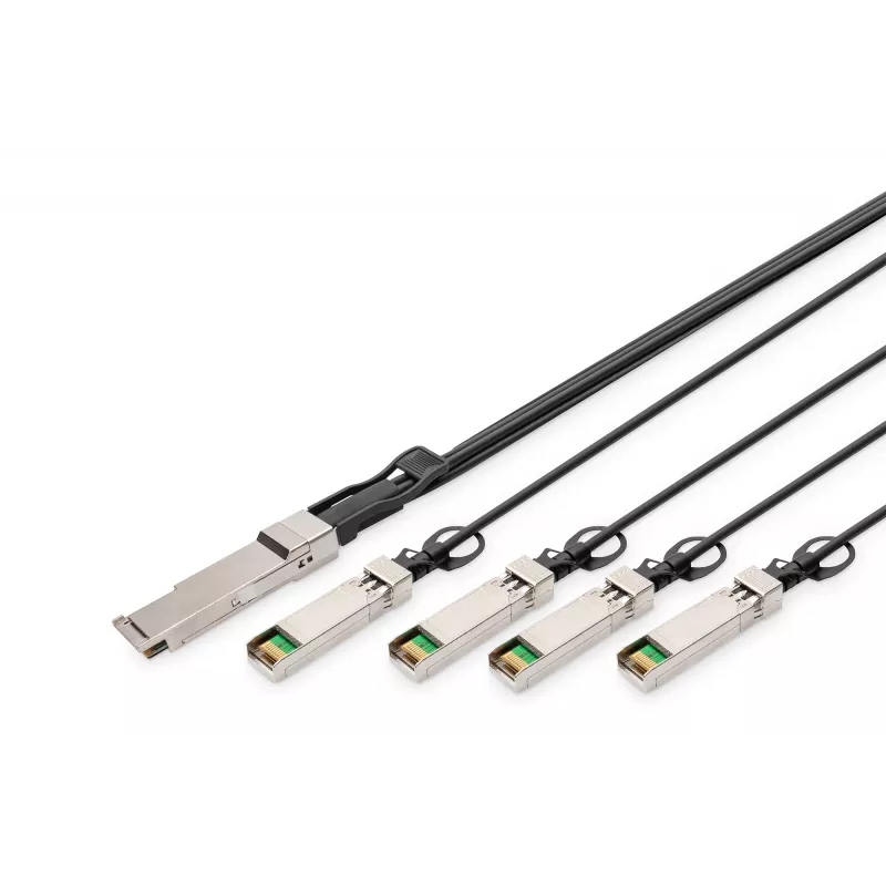 Tiešās pieslēguma kabelis Digitus DN-81325 40G QSFP+ uz 4xSFP+ 5m