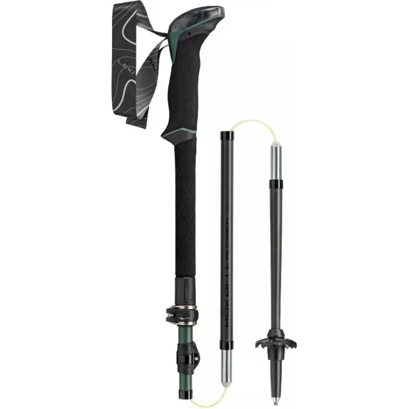 Leki TR Makalu FX regulējami trekinga nūjas 110–130 cm, zaļa