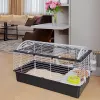 Būris FERPLAST Casita 100 Trušiem un Jūrascūciņām, Metāls/Plastmasa, 960×570×560 mm, Taupe/Balts