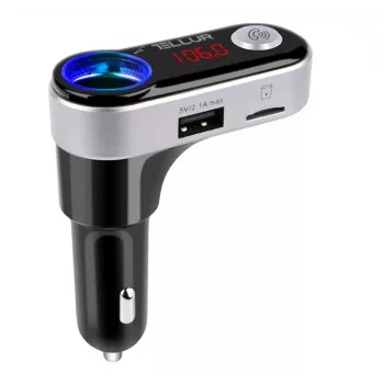 FM raidītājs Tellur FMT-B2 melns Bluetooth 5.0 USB automašīnas audio atskaņošanai