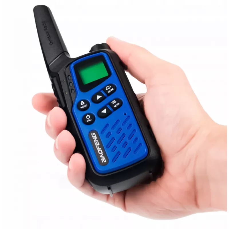 Walkie-Talkie Baofeng BF-T25E Zils, 2 gab.