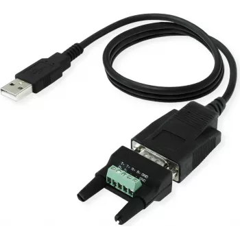 ROLINE kabeļa pārveidotājs USB A RS422/485 — kabelis (12.02.1174)
