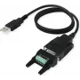 ROLINE kabeļa pārveidotājs USB A RS422/485 — kabelis (12.02.1174)