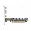 DeLOCK PCI Express x16 karte ar 4 iekšējiem SFF-8654 4i NVMe, ar bifurkāciju