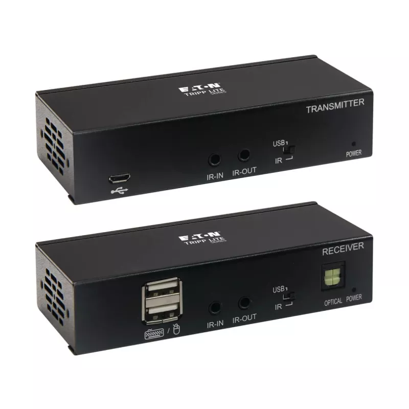 Eaton Tripp Lite Series USB-C uz HDMI pa Cat6 pagarinātāja komplekts ar KVM atbalstu, 4K 60Hz, 4:4:4, raidītājs/uztvērējs, USB, PoC, HDCP 2.2, līdz 230 pēdām, TAA - Video paplašinājums