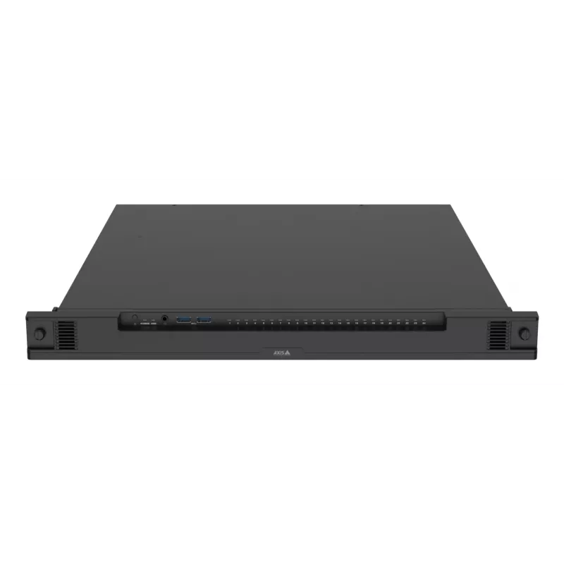 Tīkla video ierakstītājs AXIS S2224 Mk II 24 kanāli, 48 kanālu atskaņošana, 7680×4320, 6 TB HDD, 256 GB SSD, RAID 0/1/10, 1U, Melns