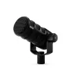 Studijas mikrofons RØDE PodMic USB — kardioīds XLR/USB, 24 bitu/48 kHz, USB-C, austiņu izeja, rotējoša skaļuma poga, melns