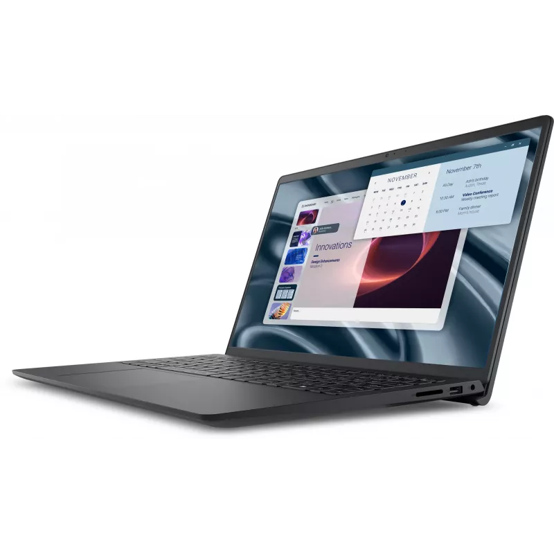 Portatīvais dators Dell Pro 15 Essential PV15255 W11P R5-7520U | 8GB | 512GB | AMD Radeon 610M | FgrPr | WLAN+BT | 15.6 FHD | BcklKb | 3C | 65W | 3YPS Carbon Black (Plastmasa)