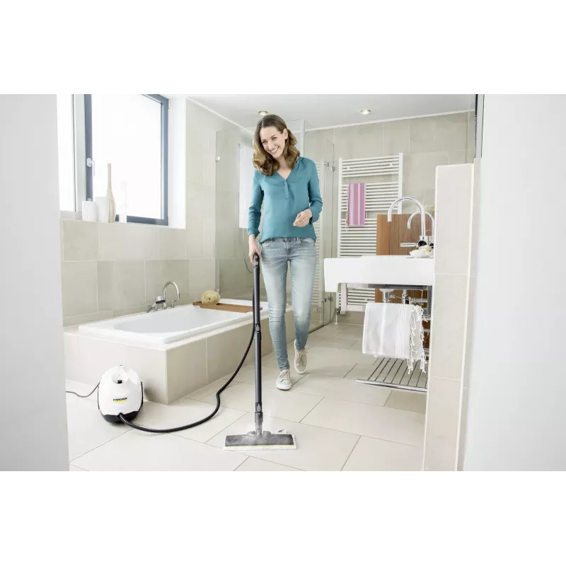 Cilindriskais tvaika tīrītājs Kärcher SC 3 EasyFix — 1900 W, 0,5 L tvertne, 3,5 bāri, 2,2 m šļūtene