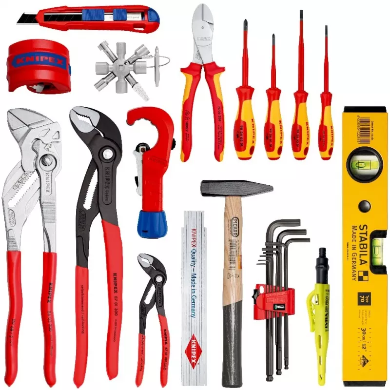 Mugursomas modulis Knipex X18 Sanitary Izturīgs dizains Kompakts izmērs instrumentu uzglabāšanai