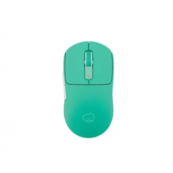 Bezvadu pele Fury Tanto T4 piparmētru zaļa — regulējams DPI, USB uztvērējs, ergonomisks dizains