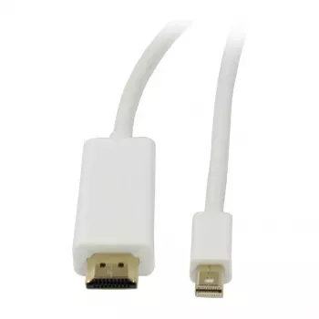 Video DisplayPort mini 1.2 = HDMI 2.0 kabelis - ST/ST - 2m - Ultra HD 4K 60hz 444 - 8 bitu HDR - Synerg