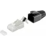 Vadu savienotājs RJ-45 S/CONN 72067-10S melnā un baltā krāsā