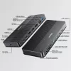Dokstacija UNITEK D1104A01 USB4 vadu 100W strāvas padeve