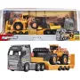 Volvo FH16 kravas automašīna + riteņiekrāvējs, rotaļu transportlīdzeklis