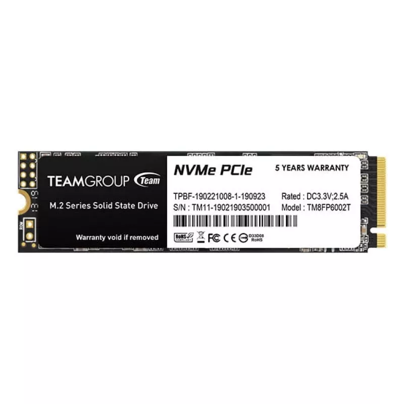 SSD disks Team Group 512 GB M.2 PCI Express 3.0 NVMe MP33