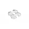 Propeller guard for DJI drones, model CP.FP.00000300.01, pelēka, pack of 2