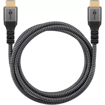 Goobay 64999 HDMI kabelis 0,5 m HDMI Type A (standarta) pelēks (64999)