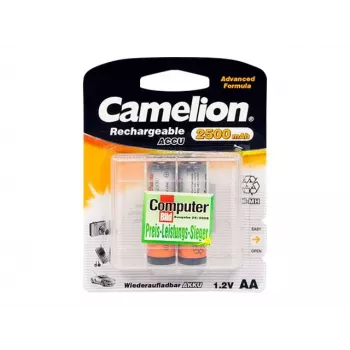 Uzlādējamās Ni‑MH AA/HR6 baterijas CAMELION 2500 mAh, 2 gab.