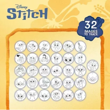 Stitch projektora zīmēšanas skolas komplekts