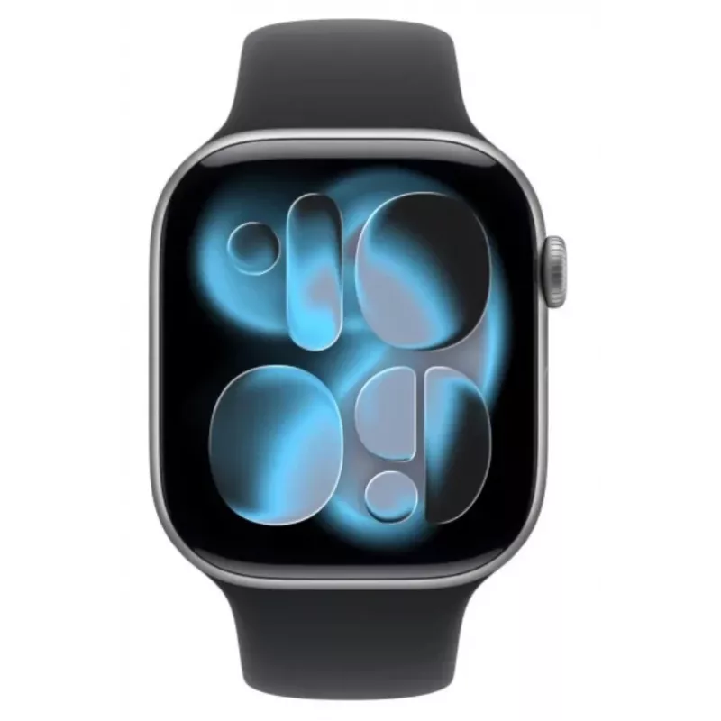 Pulksteņa sērija 11 GPS+Cellular 46mm Space Grey Alumīnija korpuss ar Black Sport Siksniņu - M/L