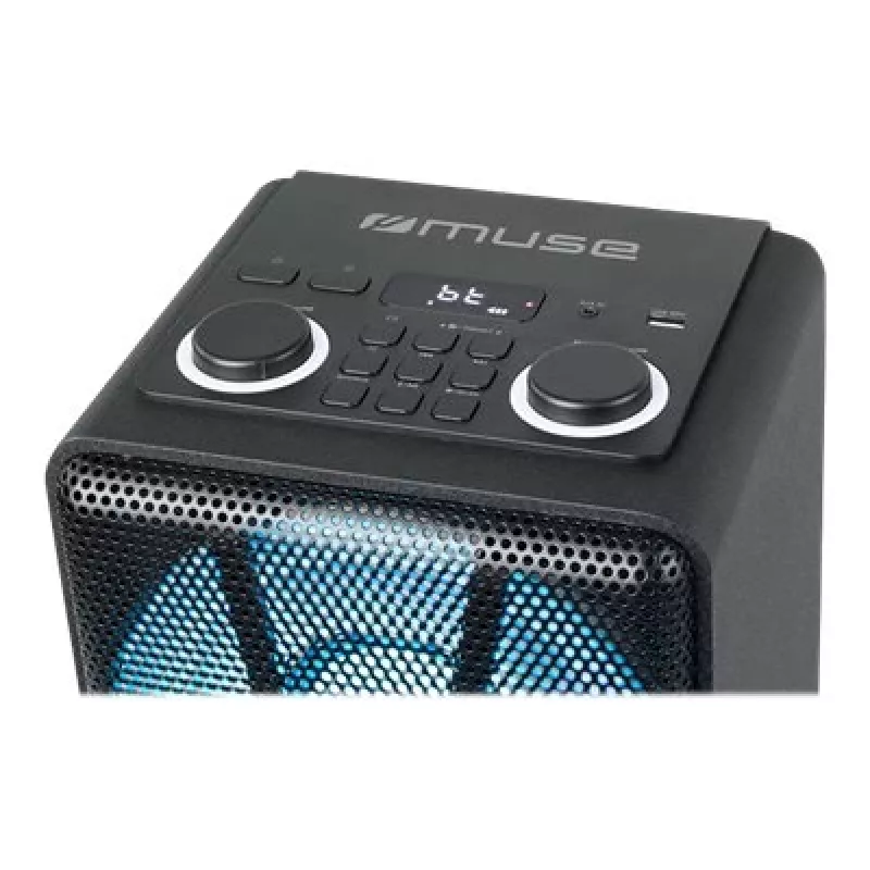 Muse Party Box Skaļrunis M-1805 DJ 150 W Bezvadu savienojums Melns Bluetooth