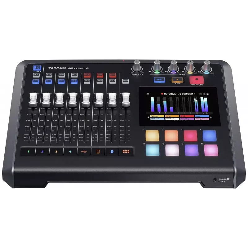 Tascam Mixcast 4 - mikseris podkāstu ierakstīšanai