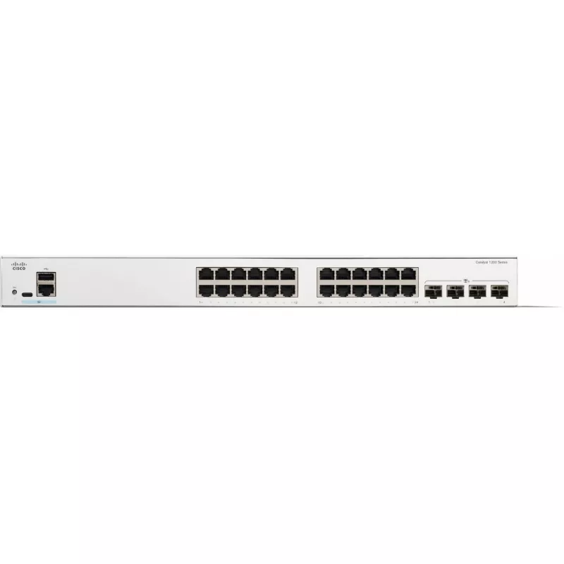 Pārvaldāms komutators Cisco Catalyst 1200-24T-4X 24 portu GE 4x10GE SFP+