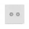 Lanberg pie sienas stiprināms instalācijas plaukts 19 inch 12U 600x600mm pelēks (stikla durvis)