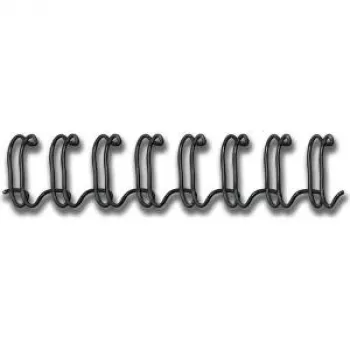 Fellowes - Iesiešanas stieple - 10 mm - 297 mm - 34 gredzeni - A4 (210 x 297 mm) - 80 lapas - Melna - 100 gab. (53265)