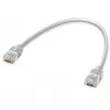 Ubiquiti UACC-Cable-Patch-EL-0.15M-W tīkla kabelis, caurspīdīgs, balts, Cat6