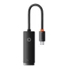 Tīkla adapteris Baseus Lite Series USB-C uz RJ45 (melns)