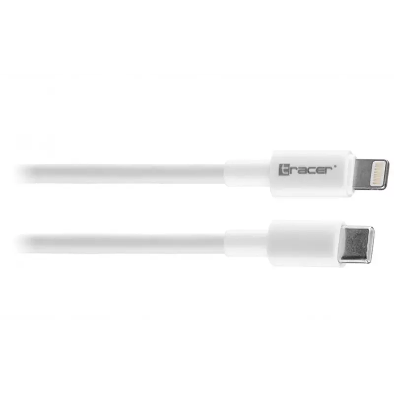 USB Type-C uz Lightning kabelis TRACER 47169, 1 m, vīrišķais-vīrišķais