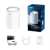 Mesh sistēma Cudy M3600 divu joslu Wi‑Fi 7 (802.11be), 2882 Mb/s, 3x LAN, 4 iekšējās antenas, balta