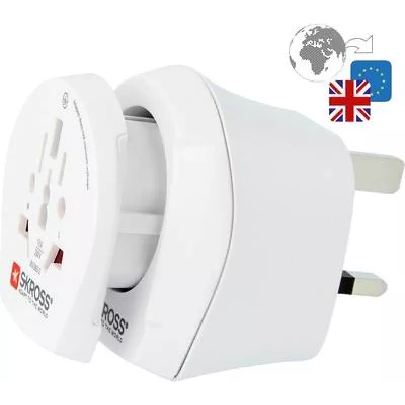 Skross 1.500231-E ceļojumu adapteris CO W uz UK2 (1.500231-E)