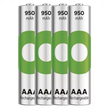 Baterijas R03/AAA NI-MH 950mAh blisteris 4 gab.