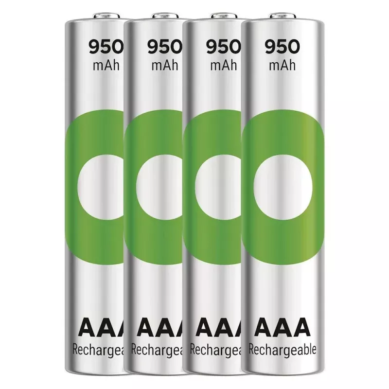 Baterijas R03/AAA NI-MH 950mAh blisteris 4 gab.