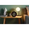 BLAUPUNKT WS35BK APP laika stacija — LCD displejs, temperatūra un mitrums, modinātājs, kalendārs, lietotnes savienojamība, 94×94×27 mm