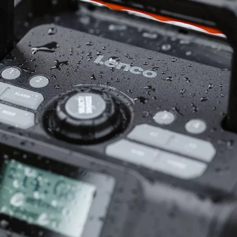 Portatīvais digitālais radio Lenco ODR-160GY pelēkā krāsā FM/AM ar digitālo uztvērēju un kompaktu dizainu