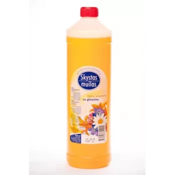 Šķidrās ziepes ar glicerīnu, ziedu smarža, 1 l