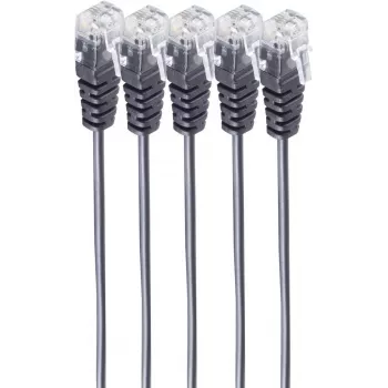 telefona kabelis ShiverPeaks BS70084-3.5-SET5 3.5 m melns