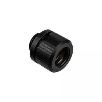 EK Water Blocks EK-Torque HDC 12 savienotājs taisns G1/4 collas AG uz 12 mm AD cieto cauruli — melns