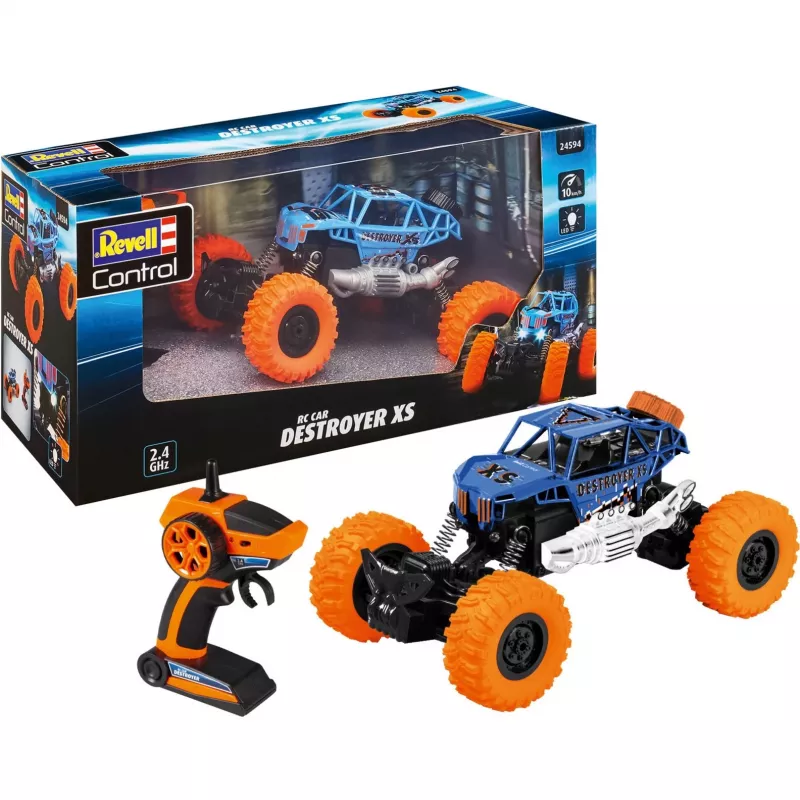 Bezceļu RC automašīna REVELL Destroyer XS 24594 1:10 mērogā - elektrisks ar tālvadību vadāms modelis
